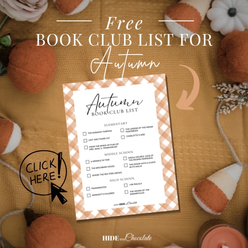 Book club list for Autumn