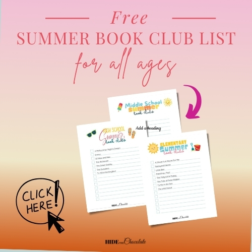 Book club list for Summer