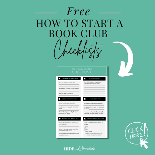 How to start a bookclub checklist