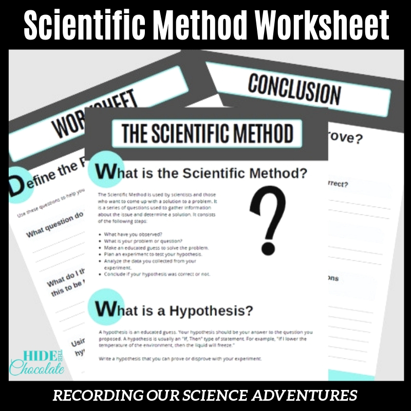 Scientific Method Adventure Journal