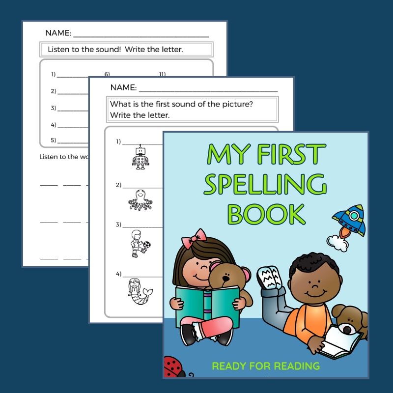 My First Spelling Book and pages
