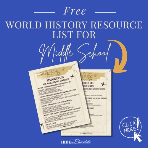 World History Resource List for Middle School
