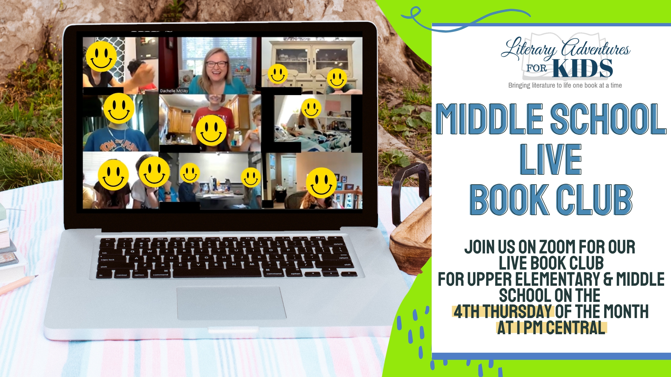 Middle School Live Book Club